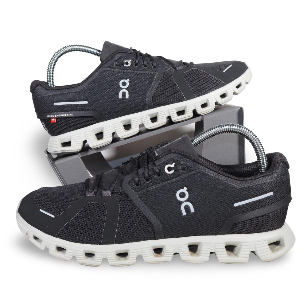 On Cloud 5 Womens 9.5 Black Ice Blue CloudTec Running Shoes 59.98882